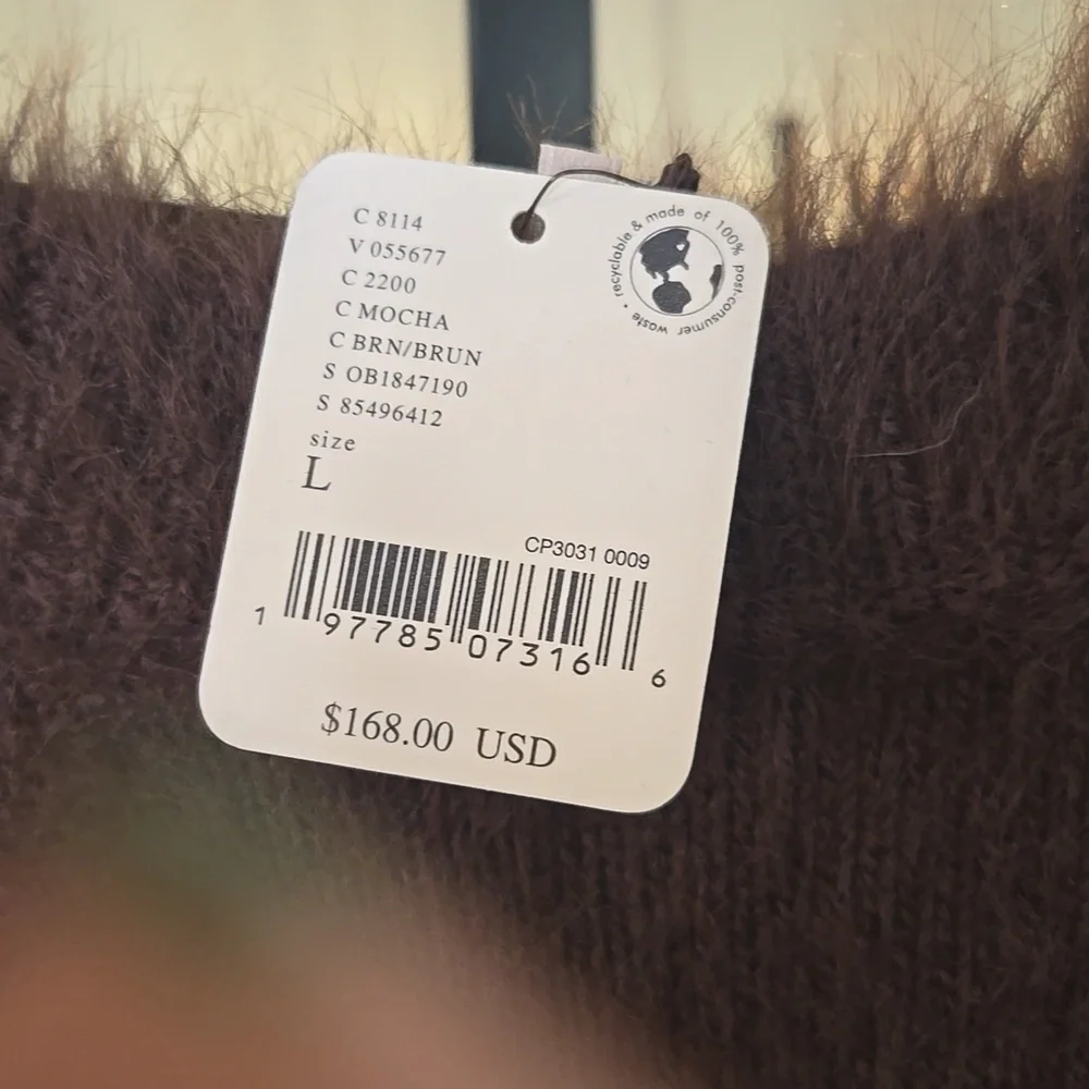 Free People Harrison Bunny Sweater In Mocha